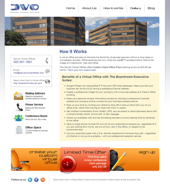 Denver Virtual Offices screen2